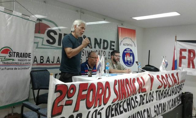 Reactivación del Frente Social y Sindical