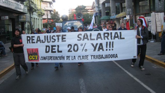 Reajuste salarial para recuperar el valor adquisitivo de los salarios
