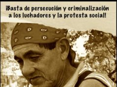 Basta de persecución y criminalización de la lucha popular