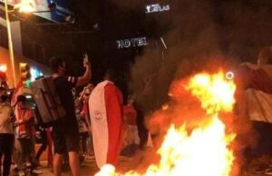 ¡Abajo el gobierno de Mario Abdo! ¡Abajo el mafioso de Cartes y su gavilla!