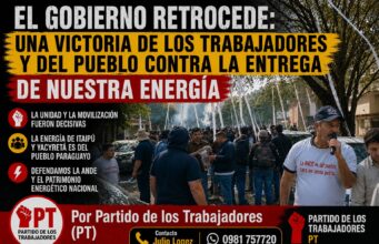 EL GOBIERNO RETROCEDE: UNA VICTORIA DE LOS TRABAJADORES Y DEL PUEBLO CONTRA LA ENTREGA DE NUESTRA ENERGÍA